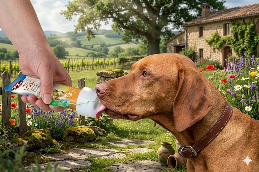 🥈 Bouchon de tube de récompense pour chien