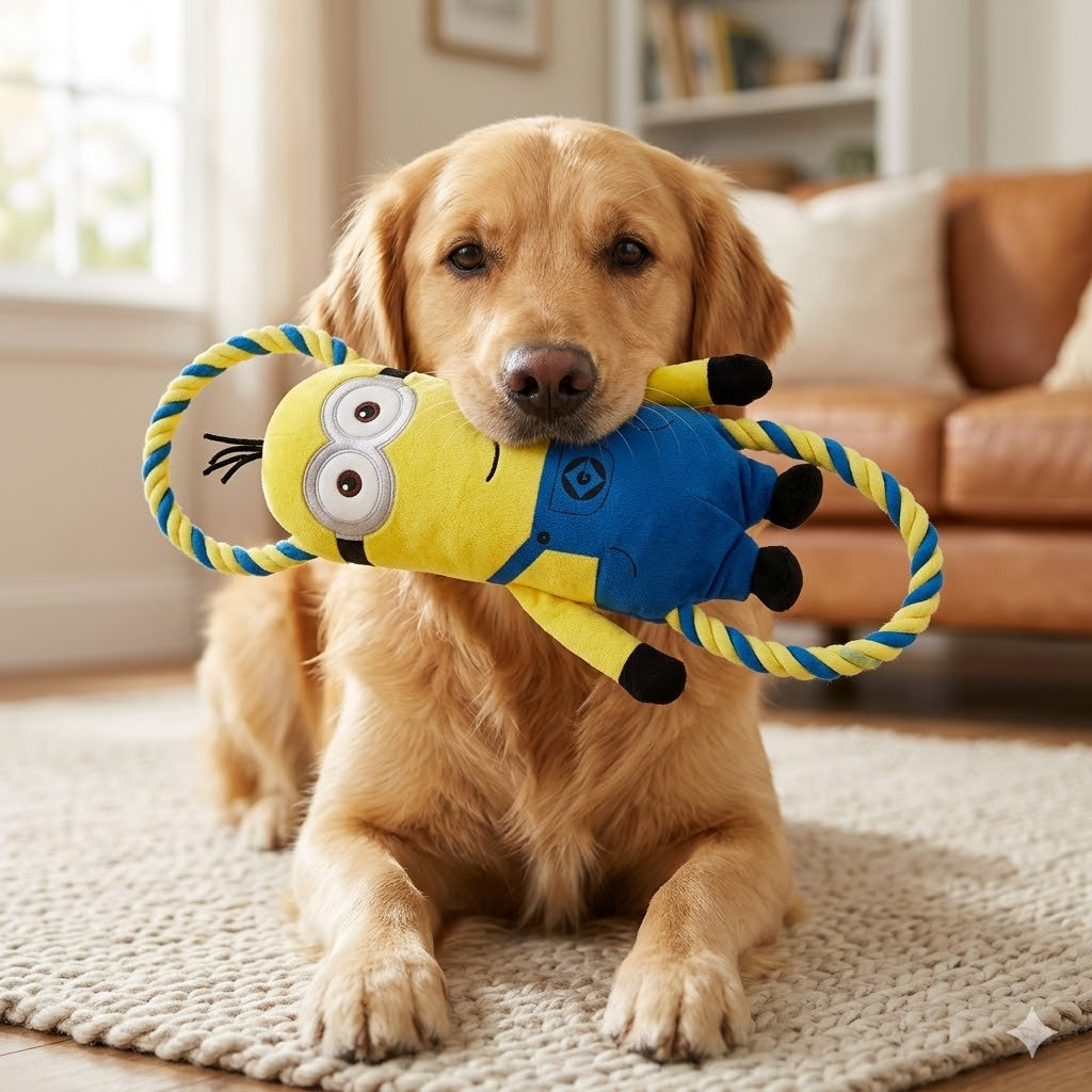🥈 Minions - Jouet pour chien en peluche - Kevin