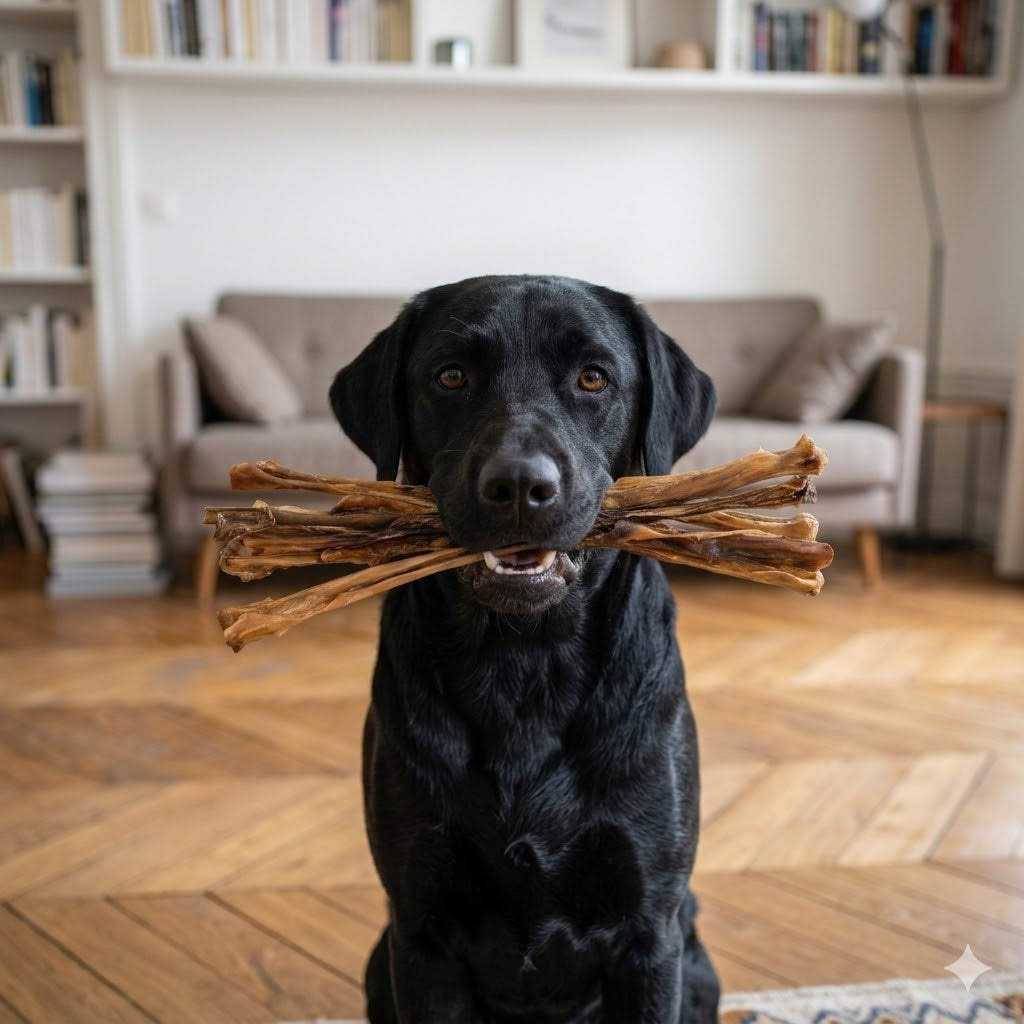 🥇 Bâtonnet à mâcher de veau pour chien 65 cm - Petsnack