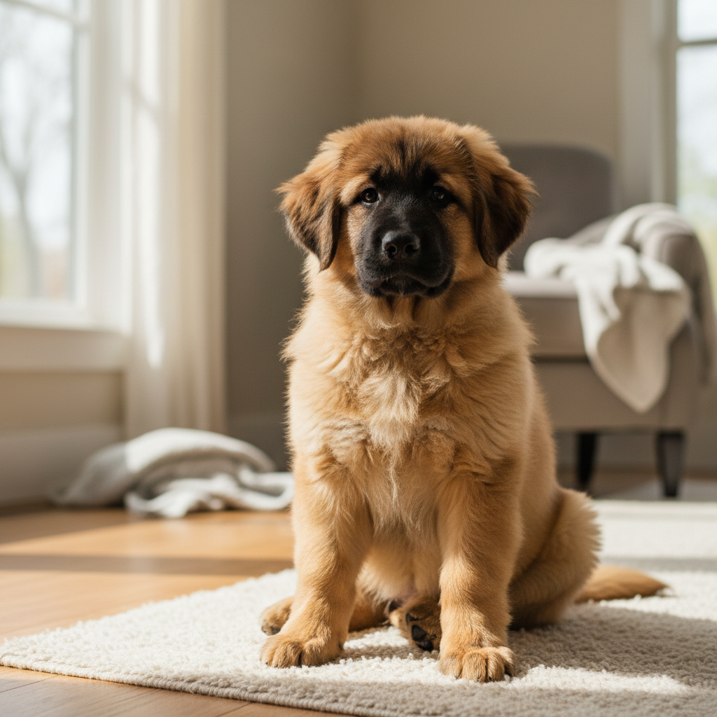 🐕 Le Chiot Leonberger : Un petit ourson de légende et de douceur