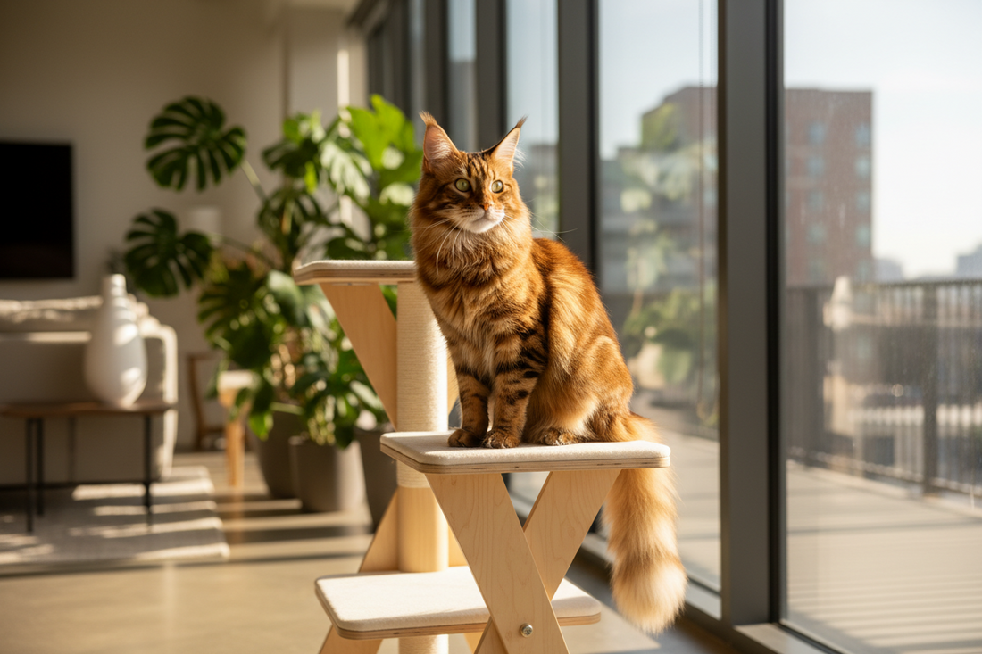 Chat d'intérieur : 6 astuces indispensables pour rendre votre appartement captivant et stimuler son instinct