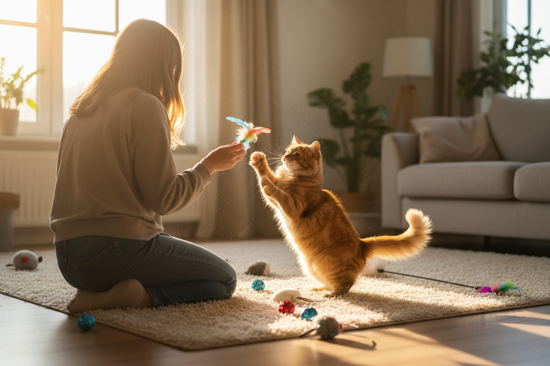 L'art de jouer avec son chat