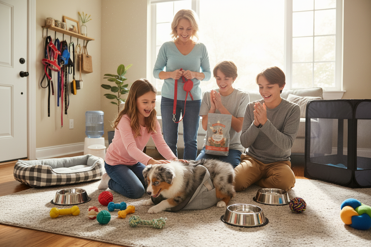 Le guide pour accueillir un chiot à la maison