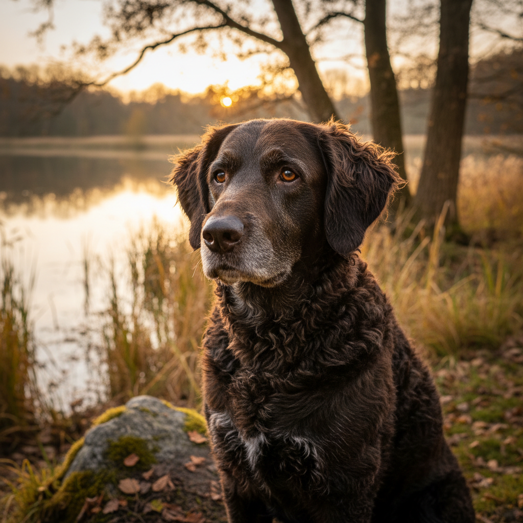 🐕 Wetterhoun Senior : La force tranquille du vieux loup d'eau frison