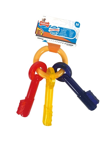 Nylabone Puppy Chew Bijtsleutels Baconsmaak Tot 11 Kg