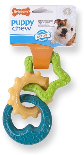 Nylabone – Jouet à mâcher pour chiot – Anneaux de Dentition - Caractéristiques