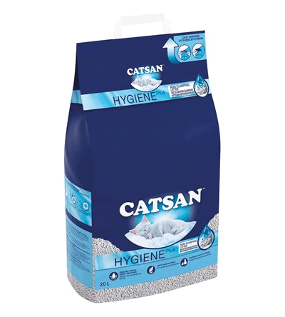 Catsan – Litière pour chat – Hygiène Plus – 20 l - Caractéristiques