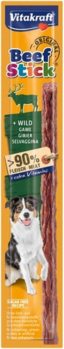 Vitakraft – Friandise pour chien – Bâtonnet au gibier – 12 g - Caractéristiques