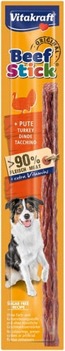Vitakraft – Friandise pour chien – Bâtonnet à la dinde – 12 g - Caractéristiques