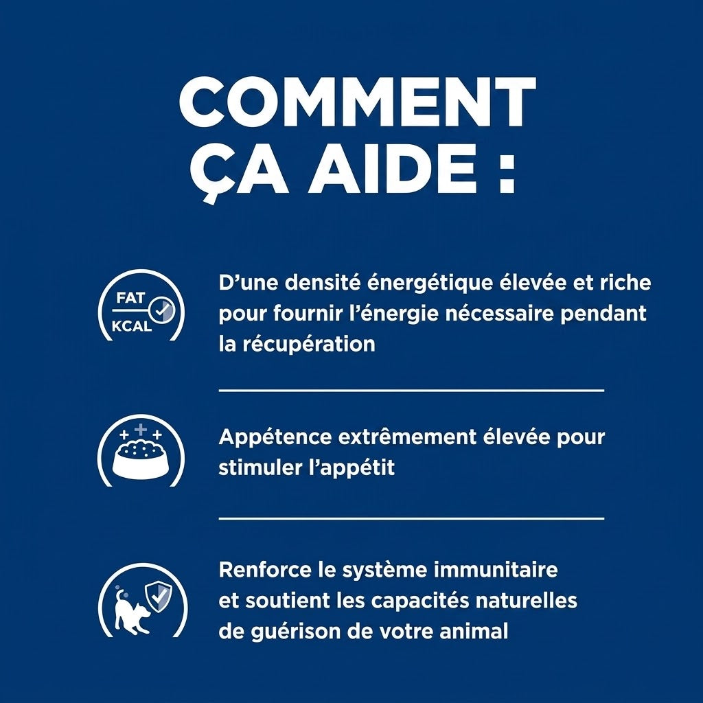 Hill's Prescription Diet – Aliment humide pour chien et chat – Pâtée de soutien nutritionnel – 2,4 kg