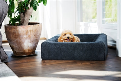 Bia Bed Fleece Hoes Hondenmand Grijs Bia-7 120X100X15 Cm