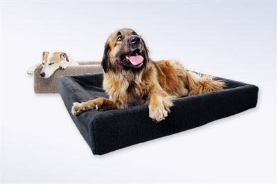 Bia Bed Fleece Hoes Hondenmand Grijs Bia-7 120X100X15 Cm