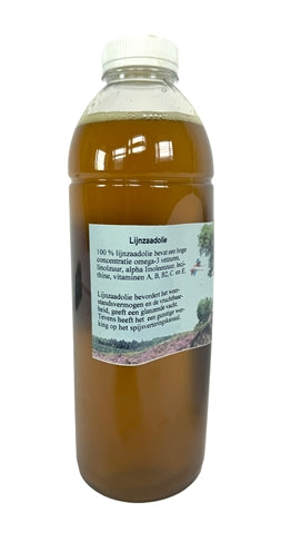 Dierendrogist – Huile de lin – Complément alimentaire pour chien, chat et cheval – 1000 ml - Caractéristiques