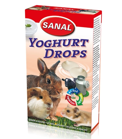 Sanal – Friandises pour rongeur – Pack de 3 Drops Yaourt / Salade / Baies sauvages – 135 g - Caractéristiques