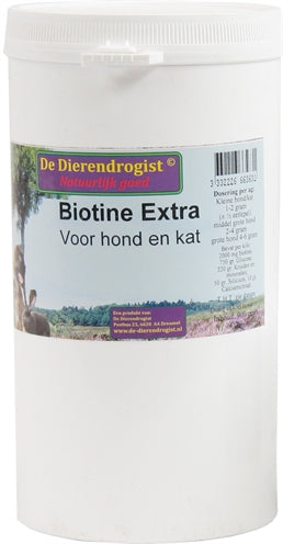 Dierendrogist Biotine Poeder+Kruiden Voor Hond En Kat 200 Gr