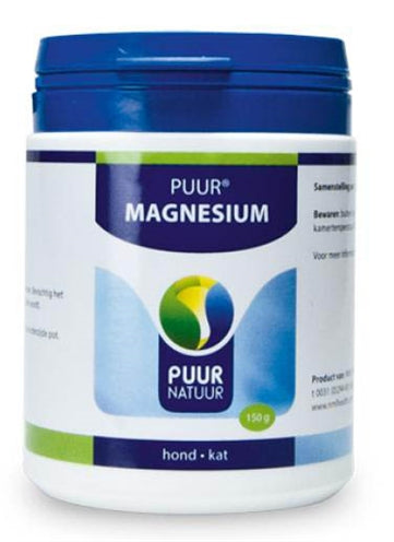 Puur Natuur – Complément alimentaire pour chien et chat – Magnésium – 150 g - Caractéristiques