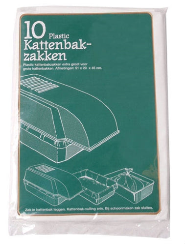Merkloos – Accessoire pour chat – Sacs à litière pour bacs extra larges – 10 unités - Caractéristiques