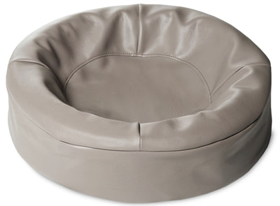 Bia Bed Kunstleer Hoes Hondenmand Taupe Bia-6 100X80X15 Cm