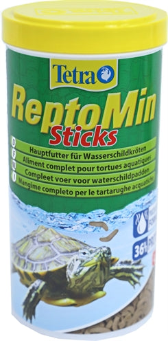 Tetra – Aliment complet pour tortue d'eau – ReptoMin en bâtonnets – 1 L - Caractéristiques