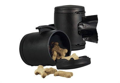 Flexi – Accessoire pour chien – Boîte de rangement pour friandises ou sacs à déjections – Noir - Caractéristiques
