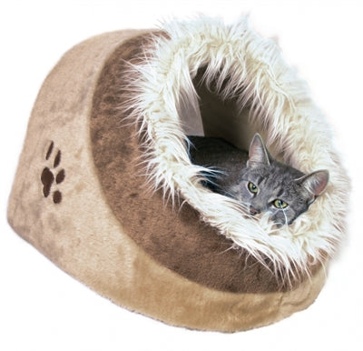 Trixie – Panier pour chat – Maison Igloo Minou – Beige/Brun - Caractéristiques