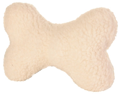 Trixie – Jouet pour chien – Os en peluche aspect laine d'agneau – 20 cm - Caractéristiques