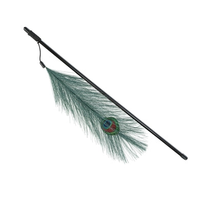Trixie – Jouet pour chat – Canne à pêche avec plume de paon – 47 cm - Caractéristiques