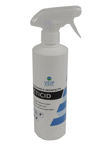 Veip – Hygiène – Acticide Spray Désinfectant pour Matériel – 500 ml - chien et chat - Caractéristiques