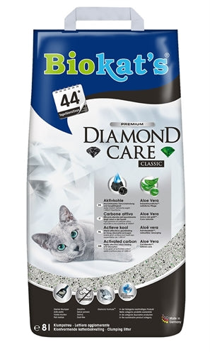 Biokat's – Litière pour chat – Diamond Care Classic – 8 l - Caractéristiques