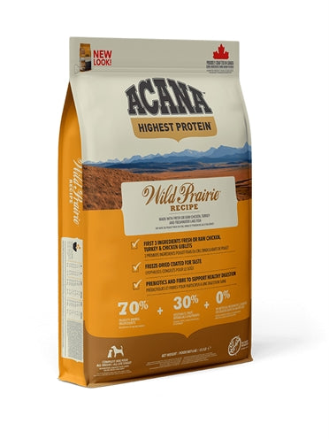 Acana – Croquettes pour chien – Chien Adulte Wild Prairie (Highest Protein) – 11,4 kg - Caractéristiques