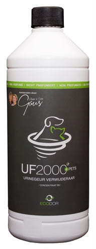 Ecodor – Accessoire pour chien, chat et rongeur – Concentré destructeur d'odeurs d'urine UF2000 4Pets – 1 l - Caractéristiques
