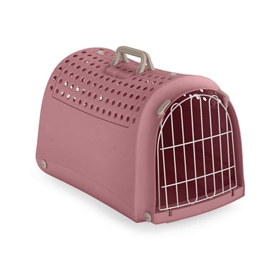 Imac – Panier de transport Linus Cabrio pour chat et rongeur – Rose 2 Ouvertures – 50 x 32 x 34,5 cm - Caractéristiques