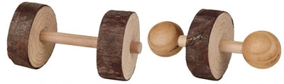 Trixie – Jouet pour rongeur – Haltère en bois – 9 x 4,5 cm - Caractéristiques