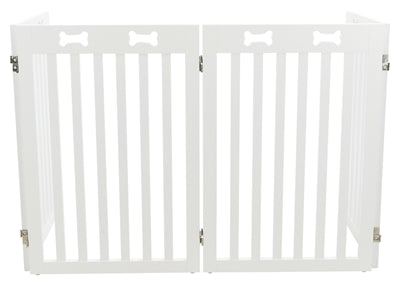 Trixie – Barrière de sécurité en MDF pour grand chien – Blanche – 60-160x75 cm - Caractéristiques