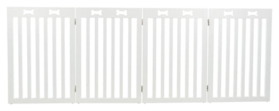 Trixie Hondenhek Afsluithek Wit 4 Panelen 60-160X75 Cm