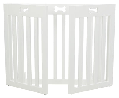 Trixie Hondenhek Afsluithek Wit 3 Panelen 82-124X61 Cm