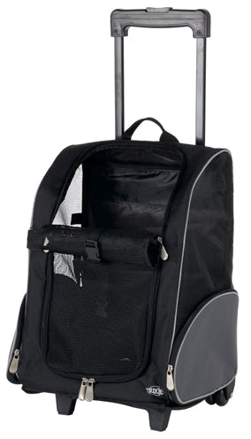 Trixie – Accessoire pour chien et chat – Trolley et sac à dos de transport – 36x50x27 cm - Caractéristiques