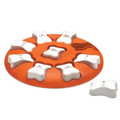 Nina Ottosson – Jeu d'intelligence pour chien – Le Malin – Rouge – 27 cm - Caractéristiques