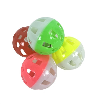 Zolux – Jouet pour chat – Balle avec grelot – 3 cm – 4 pièces - Caractéristiques