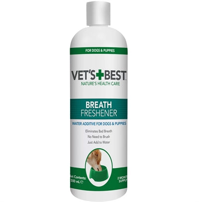 Vet's Best – Hygiène dentaire pour chien – Solution rafraîchissante pour l'haleine – 500 ml - Caractéristiques
