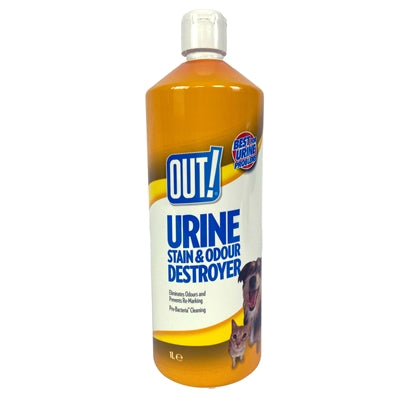Out! – Accessoire pour chien et chat – Destructeur d'urine – 1 l - Caractéristiques