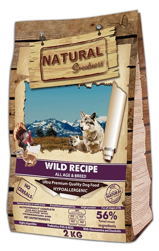 Natural Greatness – Croquettes pour chien – Wild Instinct – 2 kg - Caractéristiques