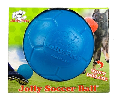 Jolly Pets – Jolly Soccer Ball – Ballon de foot pour chien – Bleu – 20 cm - Caractéristiques