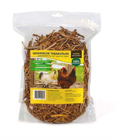 Utopia – Répulsif naturel pour oiseau et poule – Tiges de tabac hachées – 3,5 l - Caractéristiques