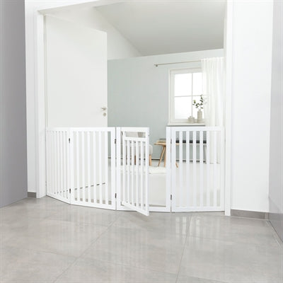 Trixie Hondenhek Met Deur Wit 60-160 X 81 Cm