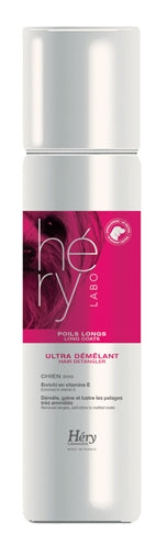 Hery Labo – Soin pour chien – Spray démêlant protecteur poils longs – 125 ml - Caractéristiques
