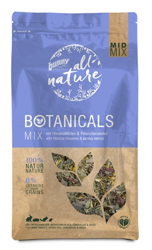 Bunny Nature – Friandises pour rongeur – Mélange d'Hibiscus & Tiges de Persil – 150 g - Caractéristiques