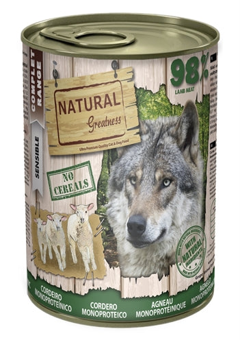Natural Greatness Monoprotein Lamb Recipe 170 Gr