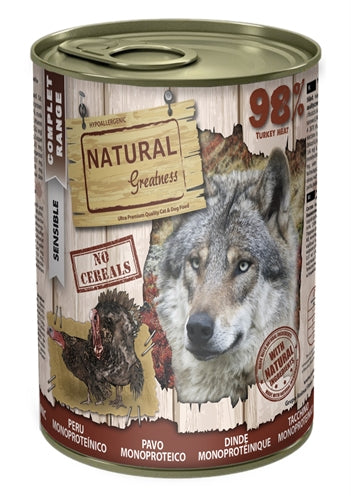 Natural Greatness Monoprotein Turkey Recipe 170 Gr