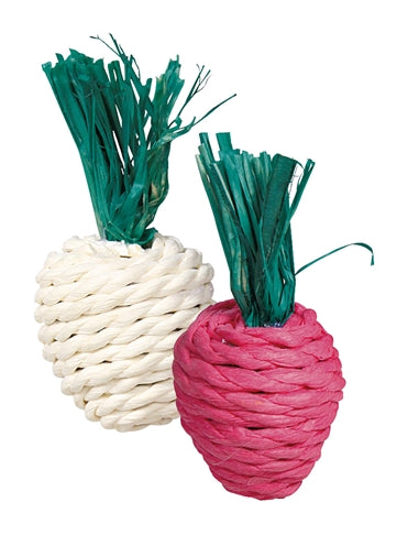 Trixie – Jouet pour rongeur – Radis et radis blanc en paille – 8 cm - Caractéristiques